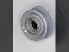 ANSI 標準 56-2 ポーセランピン 絶縁器 33kv 半導電ガラス